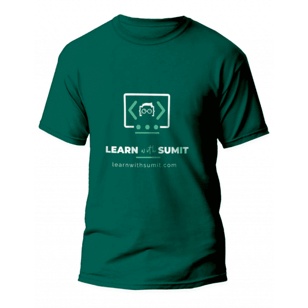 Learn With Sumit T-shirt